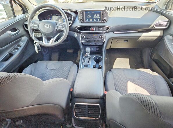 5NMS3CAD7KH057995 2019 HYUNDAI SANTA Black Widok deski rozdzielczej