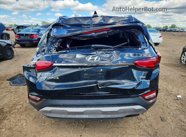 5NMS3CAD7KH057995 2019 HYUNDAI SANTA Black Widok z tyłu