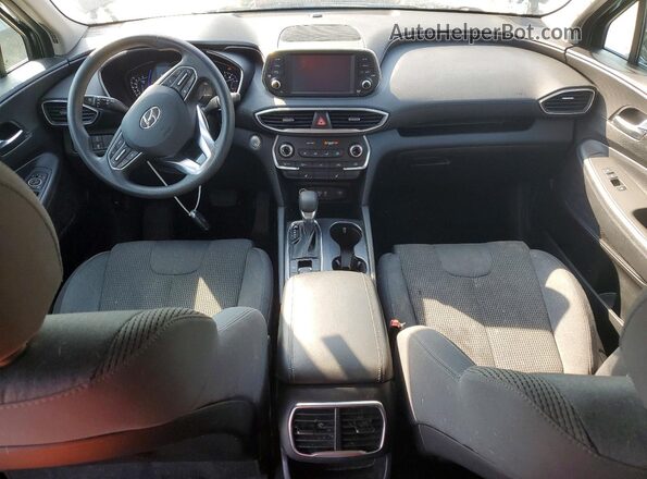 5NMS3CAD7KH090043 2019 HYUNDAI SANTA Black Widok deski rozdzielczej