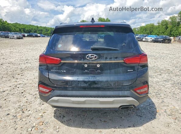 5NMS3CAD7KH090043 2019 HYUNDAI SANTA Black Widok z tyłu