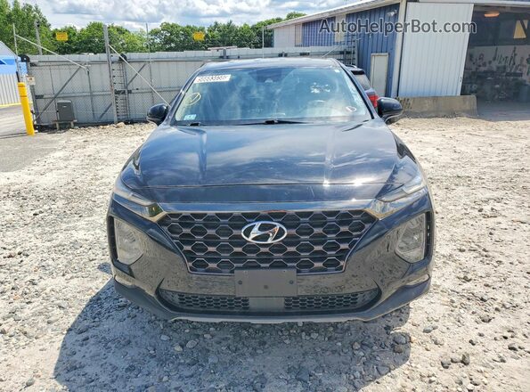 5NMS3CAD7KH090043 2019 HYUNDAI SANTA Black Widok z przodu