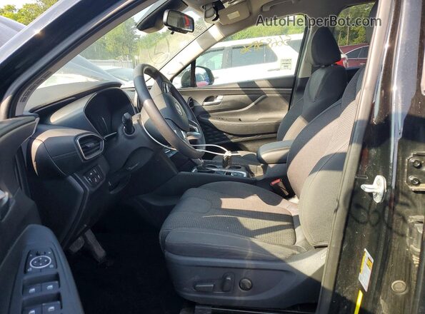 5NMS3CAD7KH090043 2019 HYUNDAI SANTA Black Widok wnętrza z przodu