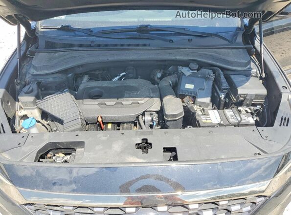 5NMS3CAD7KH090043 2019 HYUNDAI SANTA Black Widok komory silnika