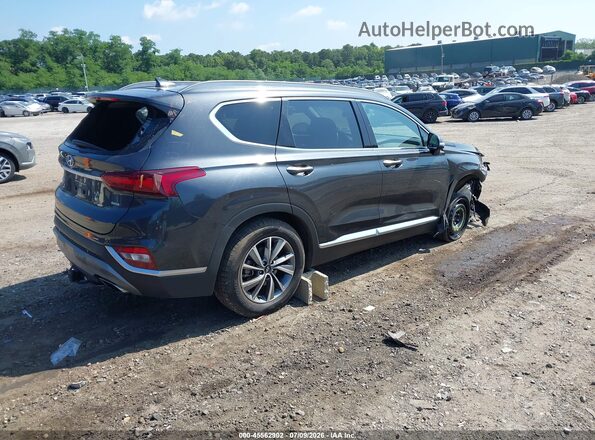 5NMS3CAD7LH185638 2020 HYUNDAI SANTA FE Серый Задняя правая четверть