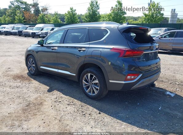 5NMS3CAD7LH185638 2020 HYUNDAI SANTA FE Серый Задняя левая четверть