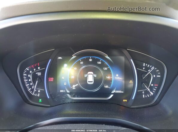 5NMS3CAD7LH185638 2020 HYUNDAI SANTA FE Серый Вид задних сидений