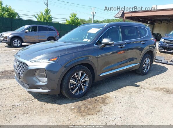 5NMS3CAD7LH185638 2020 HYUNDAI SANTA FE Серый Передняя левая четверть