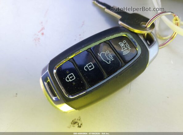 5NMS3CAD7LH214667 2020 HYUNDAI SANTA FE White Widok deski rozdzielczej