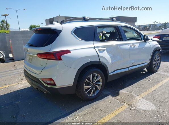5NMS3CAD7LH214667 2020 HYUNDAI SANTA FE White Tył prawy
