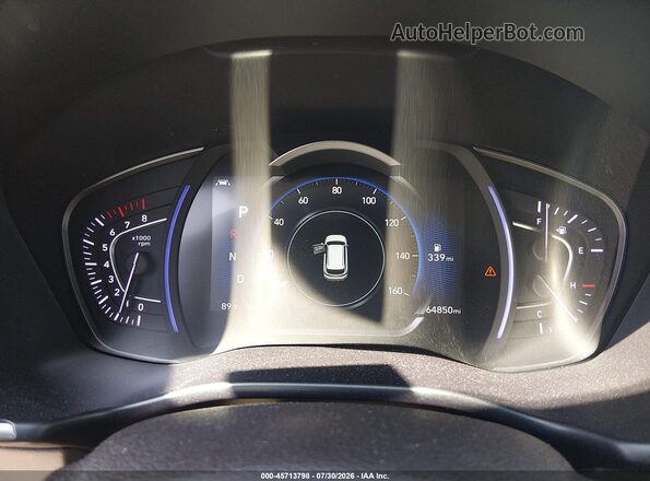 5NMS3CAD7LH216998 2020 HYUNDAI SANTA FE White უკანა სავარძლების ხედი