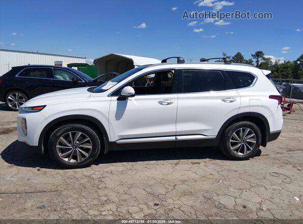 5NMS3CAD7LH216998 2020 HYUNDAI SANTA FE White სალონის 360-გრადუსიანი ხედი