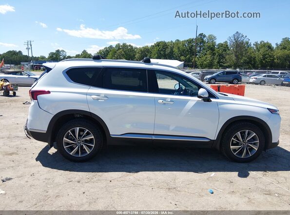 5NMS3CAD7LH216998 2020 HYUNDAI SANTA FE White უკანა სალონის ხედი
