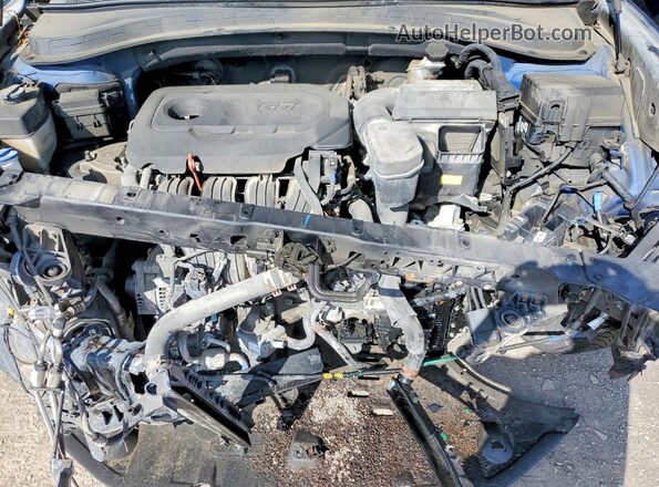 5NMS3CAD8KH081965 2019 HYUNDAI SANTA Blue Շարժիչի բաժամունքի տեսք