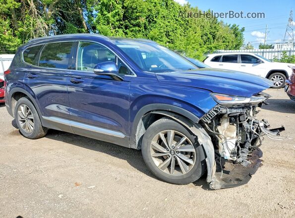 5NMS3CAD8KH081965 2019 HYUNDAI SANTA Blue Առջևի աջ
