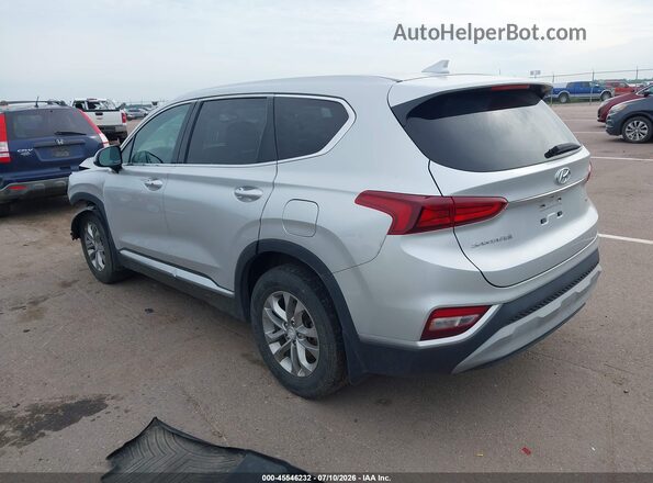 5NMS3CAD8KH127245 2019 HYUNDAI SANTA FE Silver უკანა მარცხენა