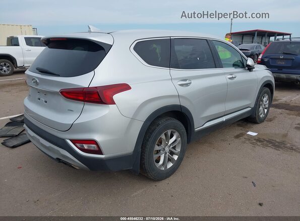 5NMS3CAD8KH127245 2019 HYUNDAI SANTA FE Silver უკანა მარჯვენა