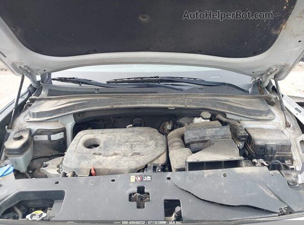 5NMS3CAD8KH127245 2019 HYUNDAI SANTA FE Silver უკანა ხედი