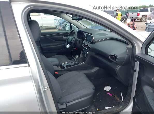 5NMS3CAD8KH127245 2019 HYUNDAI SANTA FE Silver წინა სალონის ხედი