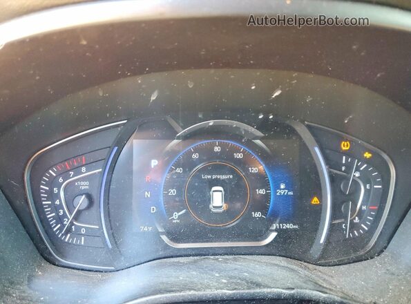 5NMS3CAD8LH143155 2020 HYUNDAI SANTA Black Вид щитка приладів