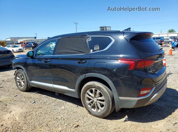 5NMS3CAD8LH143155 2020 HYUNDAI SANTA Black Задня ліва чверть