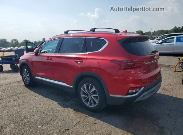 5NMS3CAD8LH268916 2020 HYUNDAI SANTA Red Հետևի ձախ