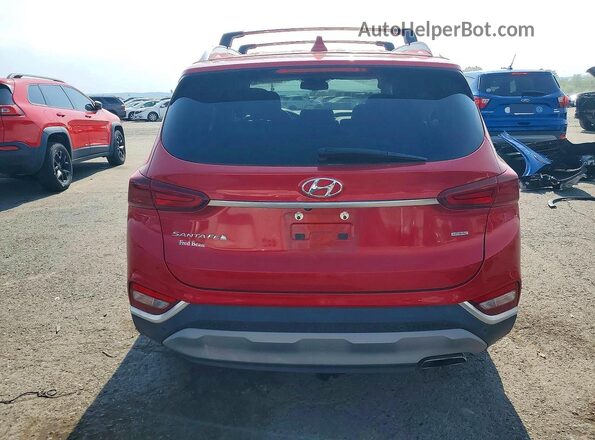 5NMS3CAD8LH268916 2020 HYUNDAI SANTA Red Հետևի տեսք