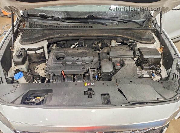 5NMS3CAD9LH148199 2020 HYUNDAI SANTA White Շարժիչի բաժամունքի տեսք
