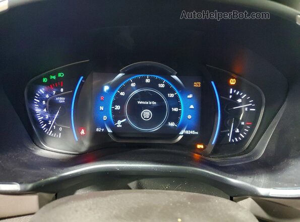 5NMS3CAD9LH197256 2020 HYUNDAI SANTA Black Instrument cluster view