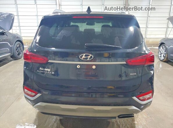 5NMS3CAD9LH197256 2020 HYUNDAI SANTA Black Rear view