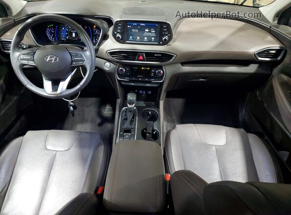 5NMS3CAD9LH197256 2020 HYUNDAI SANTA Black Dashboard view