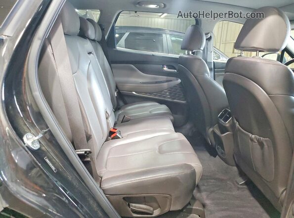 5NMS3CAD9LH197256 2020 HYUNDAI SANTA Black Rear interior view
