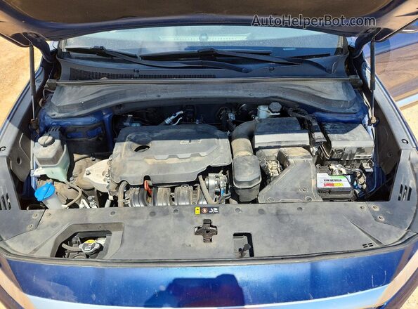 5NMS3CAD9LH255852 2020 HYUNDAI SANTA Blue Շարժիչի բաժամունքի տեսք
