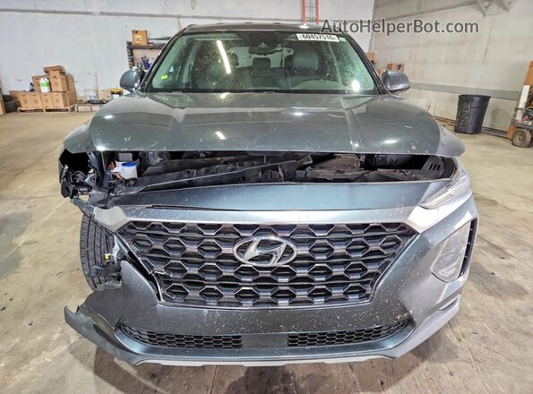 5NMS3CADXKH034906 2019 HYUNDAI SANTA Gray Front view