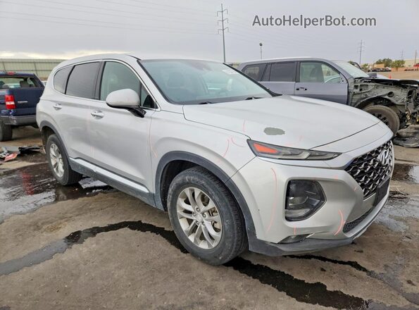 5NMS3CADXKH052287 2019 HYUNDAI SANTA Silver Przód prawy