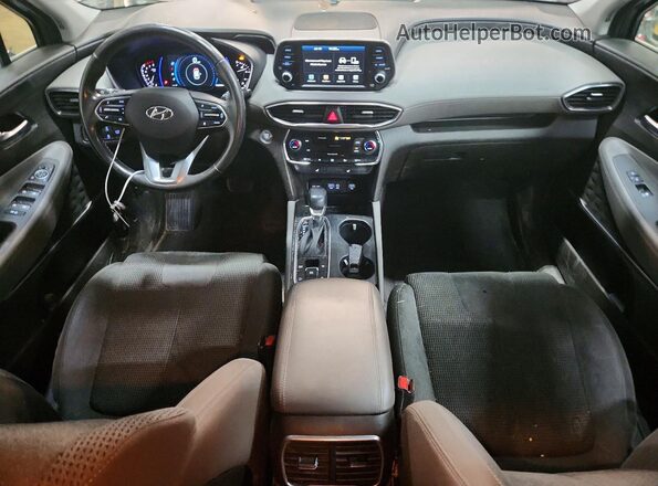 5NMS3CADXKH066223 2019 HYUNDAI SANTA Gray Առջևի վահանակի տեսք