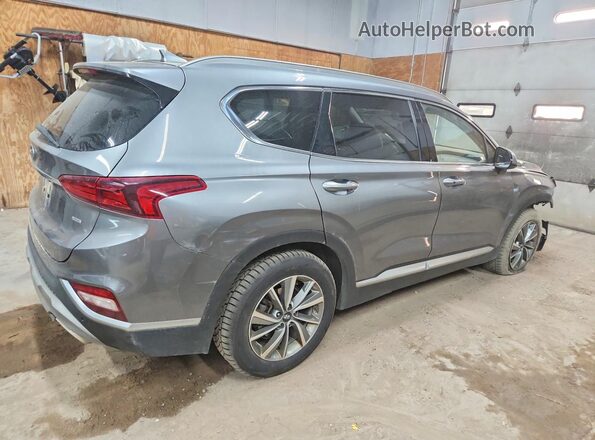 5NMS3CADXKH066223 2019 HYUNDAI SANTA Gray Հետևի աջ