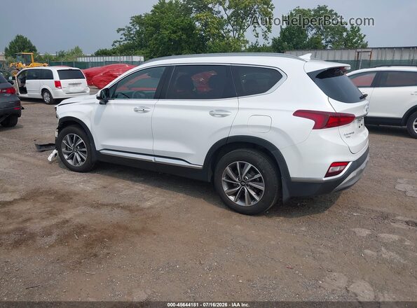 5NMS3CADXLH177954 2020 HYUNDAI SANTA FE White Trasero izquierdo