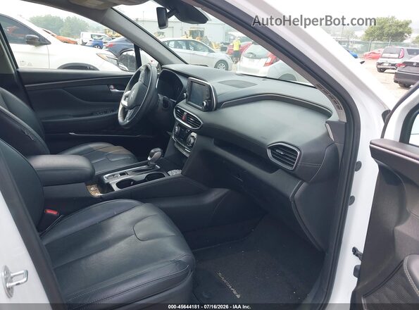 5NMS3CADXLH177954 2020 HYUNDAI SANTA FE White Vista interior delantera