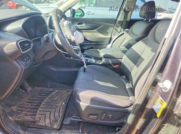5NMS3CADXLH188808 2020 HYUNDAI SANTA Gray Widok wnętrza z przodu