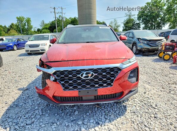5NMS3CADXLH197945 2020 HYUNDAI SANTA Red წინა ხედი