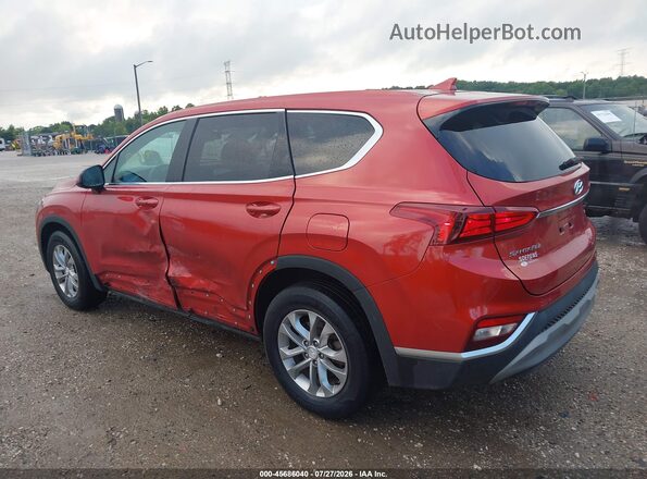 5NMS3CADXLH204344 2020 HYUNDAI SANTA FE Red Tył lewy