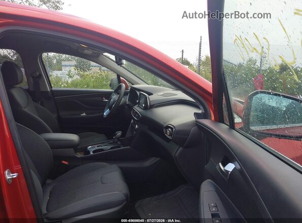 5NMS3CADXLH204344 2020 HYUNDAI SANTA FE Red Widok wnętrza z przodu
