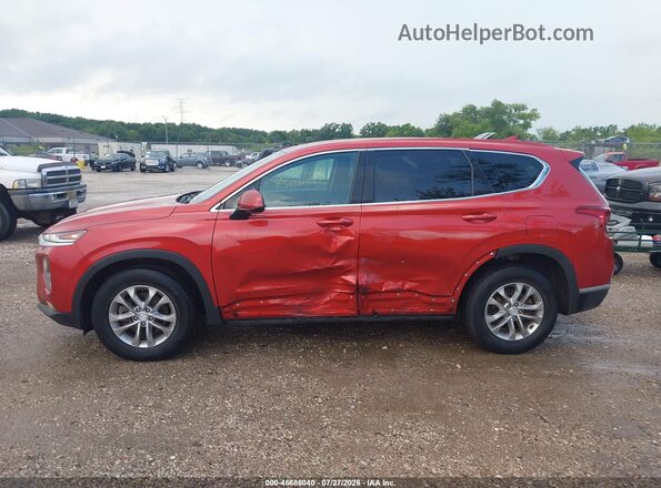5NMS3CADXLH204344 2020 HYUNDAI SANTA FE Red Widok wnętrza 360 stopni