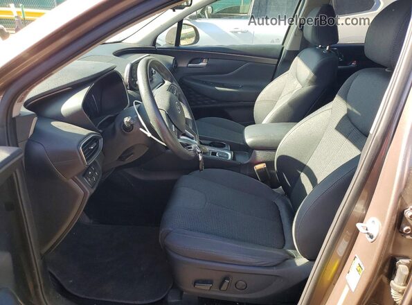 5NMS3CADXLH217854 2020 HYUNDAI SANTA Brown წინა სალონის ხედი