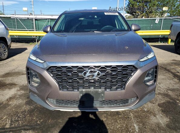 5NMS3CADXLH217854 2020 HYUNDAI SANTA Brown წინა ხედი