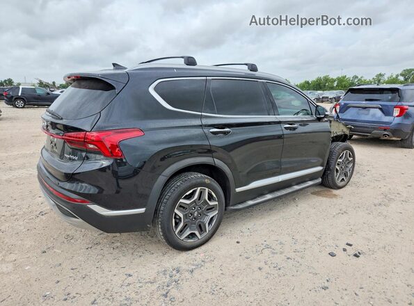 5NMS3DA11PH006561 2023 HYUNDAI SANTA Черный Задняя правая четверть