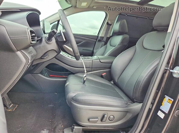 5NMS3DA11PH006561 2023 HYUNDAI SANTA Черный Вид салона спереди