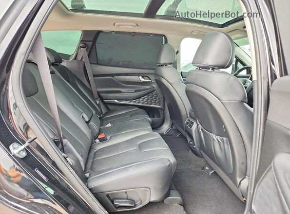 5NMS3DA11PH006561 2023 HYUNDAI SANTA Черный Вид задней части салона