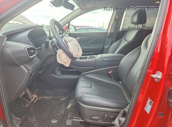 5NMS3DA12PH004656 2023 HYUNDAI SANTA Red Widok wnętrza z przodu