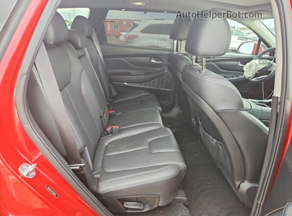 5NMS3DA12PH004656 2023 HYUNDAI SANTA Red Widok tylnych siedzeń